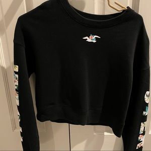Hollister Girls XS Black Crewneck (Barely Worn!)